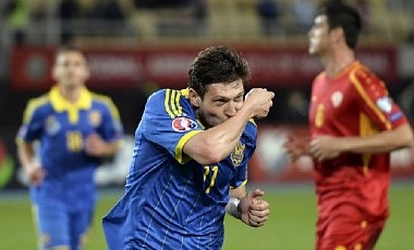 Евро-2016: сборная Украины обыграла Македонию со счетом 2:0