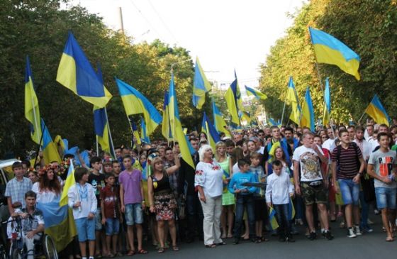 Краматорск массово отпраздновал День независимости Украины