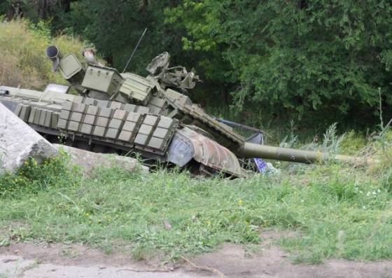 Как террористы бежали от украинской армии