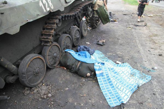 Как террористы бежали от украинской армии