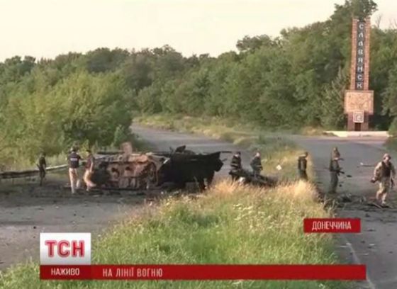 Саперам в Славянске приходится подрывами обезвреживать хитрое минирование боевиков