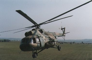 На аэродроме в Краматорске взорвался вертолет Ми-8