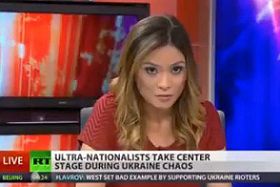 Ведущая телеканала RT ушла в отставку из-за агресии в Украин