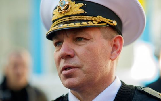 В Крыму освобожден командующий ВМС Украины Сергей Гайдук