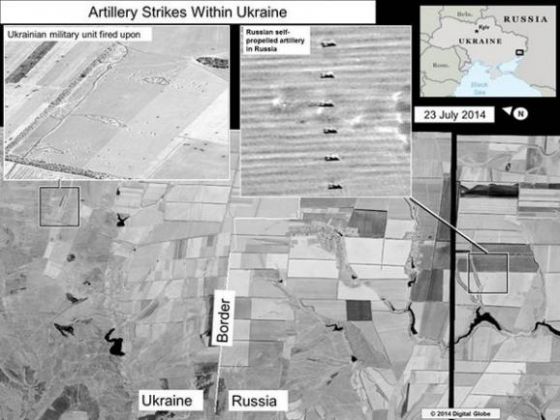 США предоставили доказательства обстрела сил АТО из России