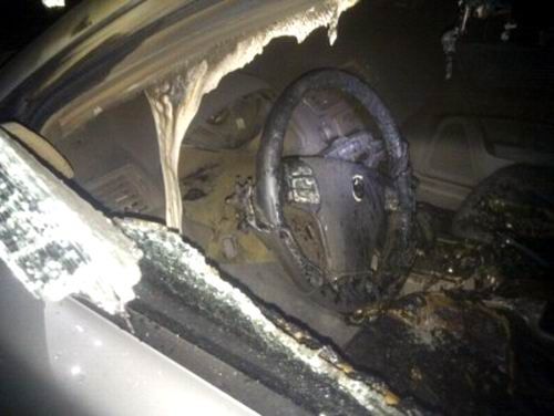В Мариуполе сожгли &quot;Вольво&quot; крупного бизнесмена  