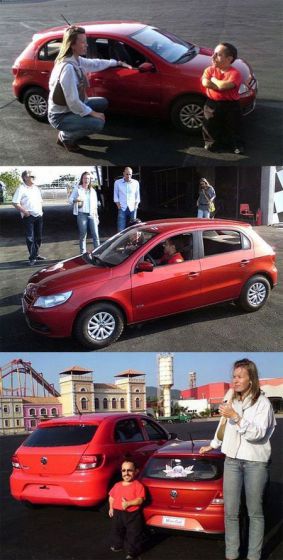 Volkswagen создал авто... для карликов (ФОТО)