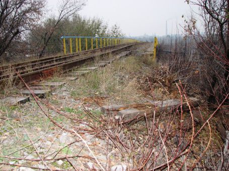 В районе Доменной площади произошло железнодорожное крушение    