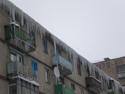 Ледниковый период в Краматорске: чьи сосульки, господа?