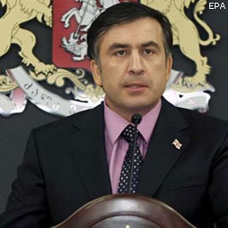 Саакашвили подписал документ о прекращении огня 
