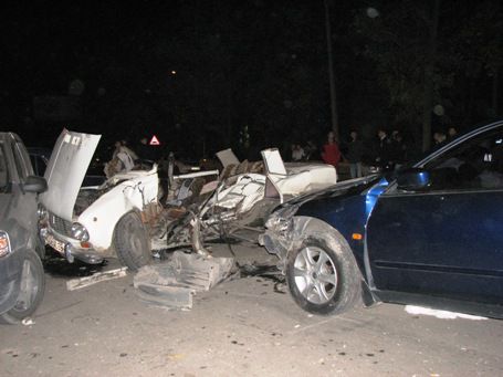 Авария на Дворцовой в Краматорске