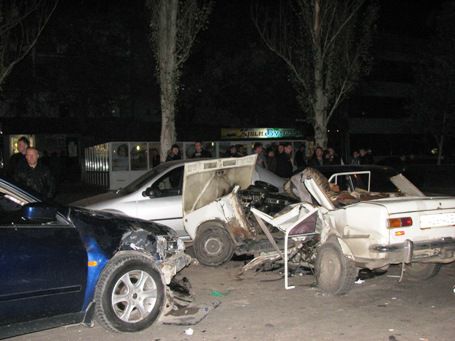 Авария на Дворцовой в Краматорске