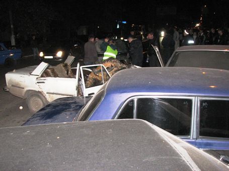 Авария на Дворцовой в Краматорске