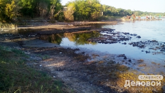 Закон природы или экологическая катастрофа: озеро Славянского курорта высыхает (фото)