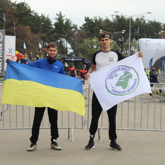 Краматорчане приняли участие в масштабном экстремальном забеге с препятствиями «Race Nation»