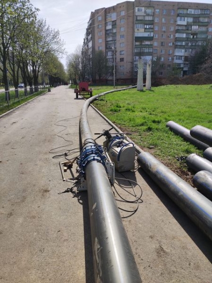 4.05.2023 за адресою М. Приймаченко КВП &quot;Краматорський водоканал&quot; було завершені роботи по монтажу водопровідної мережі