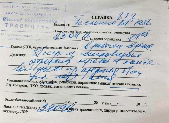 Справка О Побоях Купить В Москве