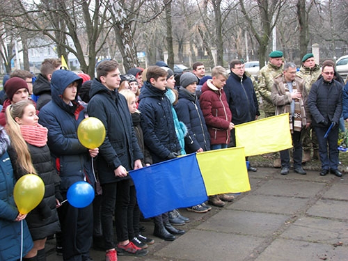 В Краматорске высадили Аллею памяти защитников Украины