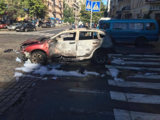 Киев взрыв машины