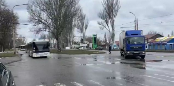 В Мариуполь выехали автобусы, чтоб эвакуировать людей.