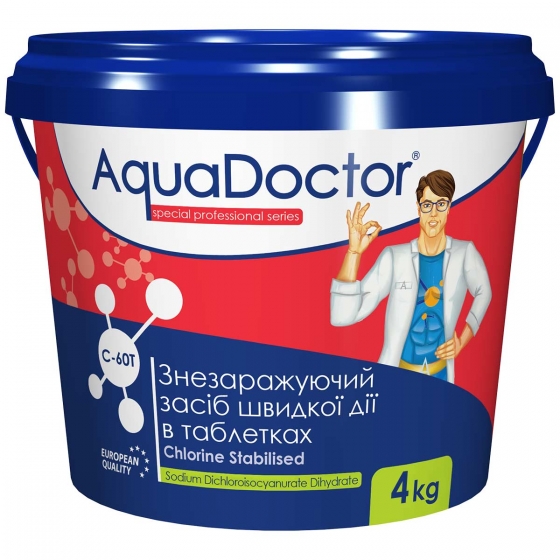 Очищаем бассейн с химией AquaDoctor