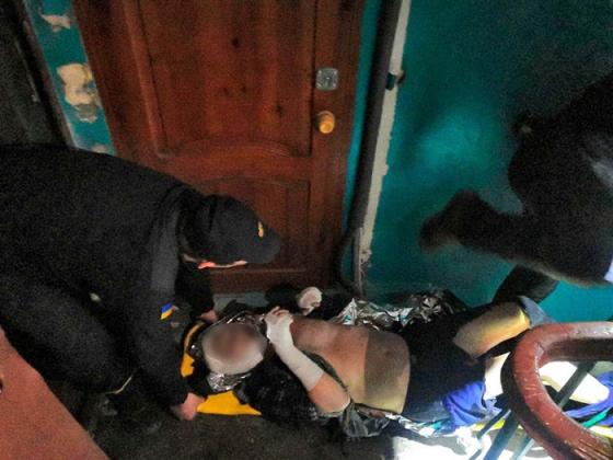 У Краматорську на пожежі врятували чоловіка