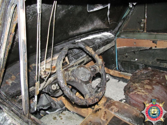 возгорание авто в Славянском районе
