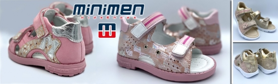 Дитячі босоніжки Minimen та Perlina