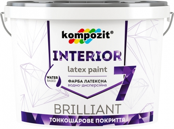 Фарби інтер’єрні від виробника Kompozit