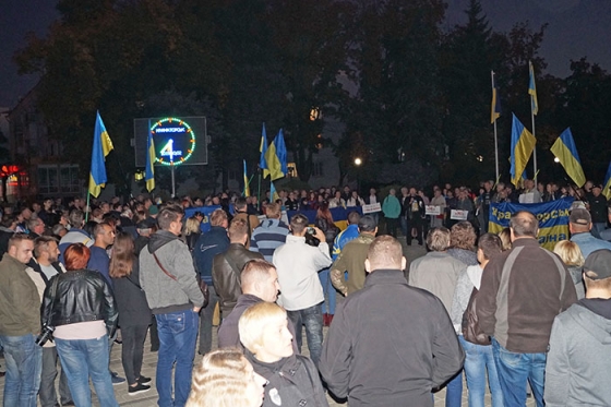 митинг жителей города Краматорска