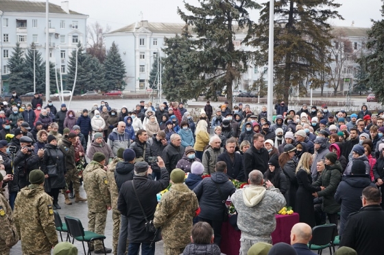 У Краматорську попрощалися із загиблим солдатом Валерієм Геровкіним