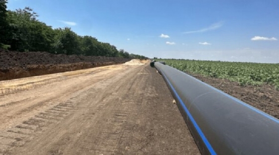 Україна розпочала будівництво з нуля 150-кілометрового магістрального водогону