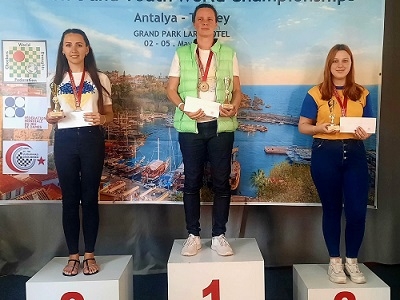 Спортсменка з Краматорська здобула «золото» на чемпіонаті світу з шашок «чекерс» (фото)