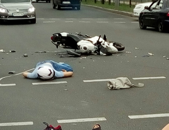 В больнице Краматорска скончался мотоциклист-участник вчерашнего ДТП