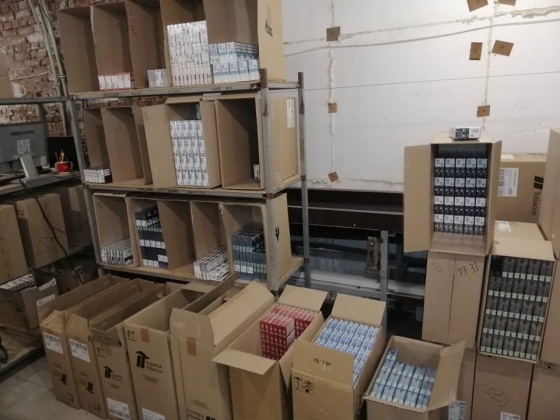 Борьба с нелегальной торговлей: со склада в Славянске изъяты сигареты на сумму более 10 млн гривен 
