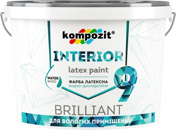 Фарби інтер’єрні від виробника Kompozit