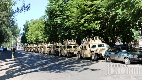 В Славянске готовятся к военному параду, посвященному второй годовщине освобождения города от террористов