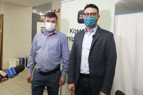 В Краматорске главный разработчик «Дії» рассказал о том, как расплатиться в магазинах с помощью денег за вакцинацию