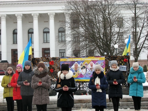 В Краматорске почтили память героев Небесной сотни (фото)