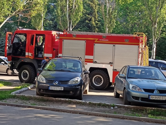 В Краматорске был пожар на улице Дворцовой