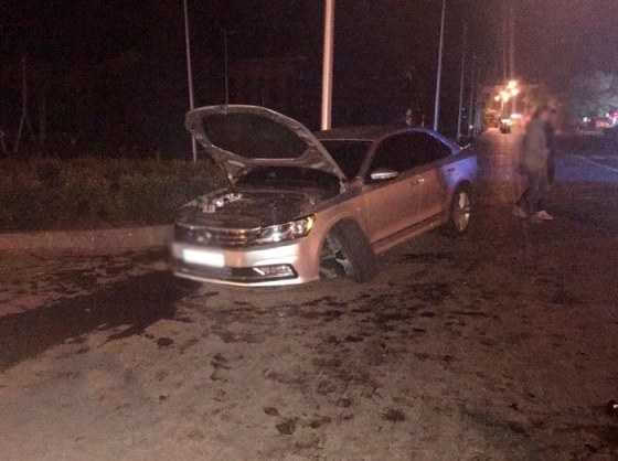 На центральной площади Краматорска произошло первое после капитальной реконструкции ДТП (фото)