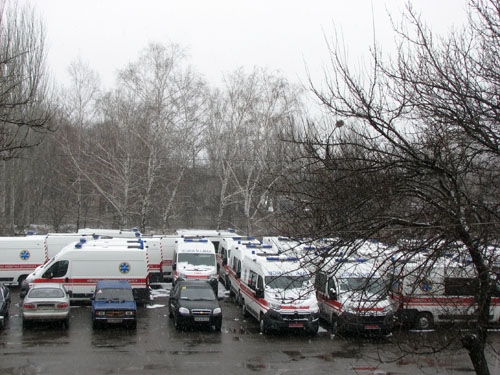 В Краматорск доставлены 60 автомобилей &quot;скорой помощи&quot; для неоккупированных городов области