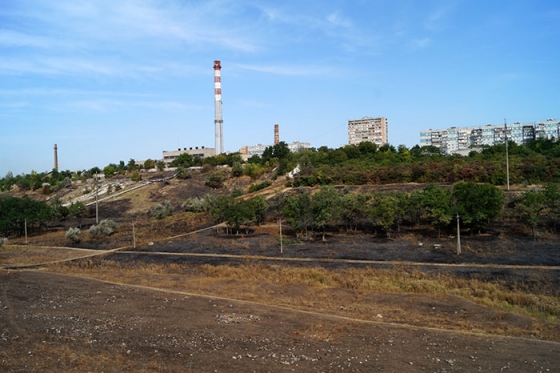 Кутовая балка после пожара 2 сентября.
