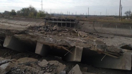 На окупованій правобережній Херсонщині почали масово підриватися мости