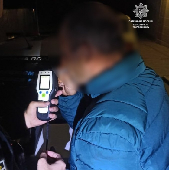 В эти выходные в Краматорске патрульные зафиксировали 10 случаев управления автомобилем водителями с признаками опьянения