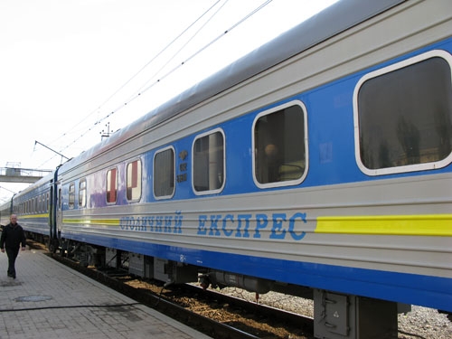 Волонтерский агитпоезд &quot;Труханівська Січ&quot; прибыл в Краматорск