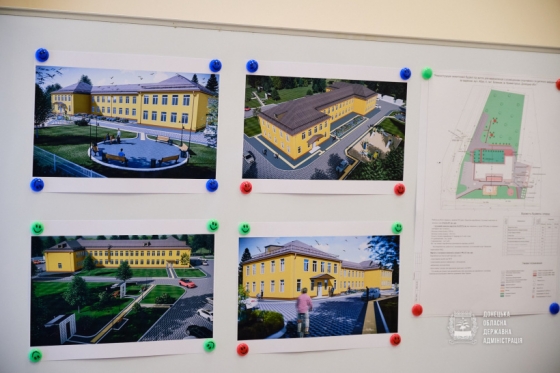 Коштом обласного бюджету буде проведено благоустрій території біля гуртожитку для ВПО у Краматорську