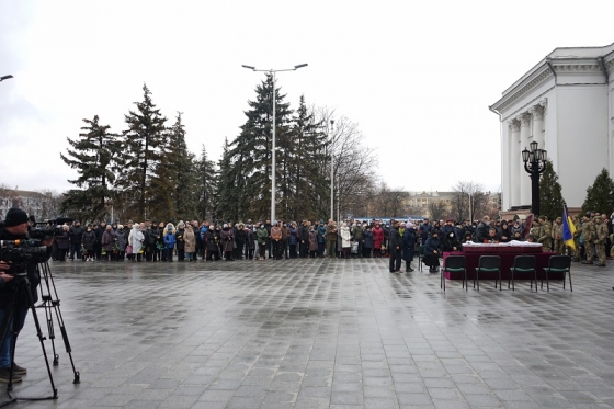 У Краматорську попрощалися із загиблим солдатом Валерієм Геровкіним