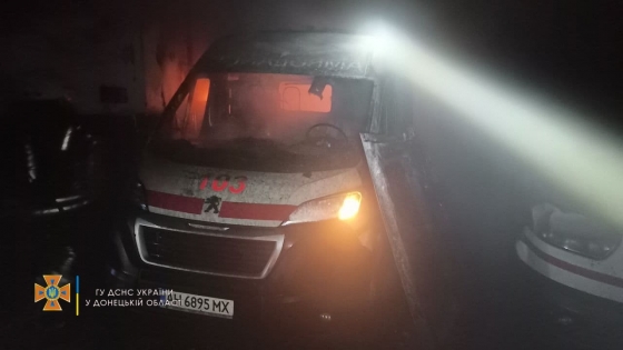 Пожар на базе медцентра