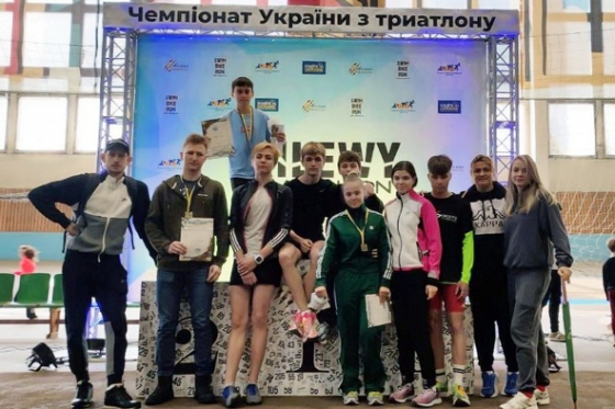 Триатлети з Краматорського району відзначилися низкою нагород на чемпіонаті України у Львові
